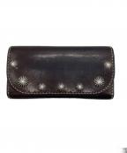 LUCKY JOHNラッキージョン）の古着「コンチョデザイン レザーロングウォレット」｜ブラウン