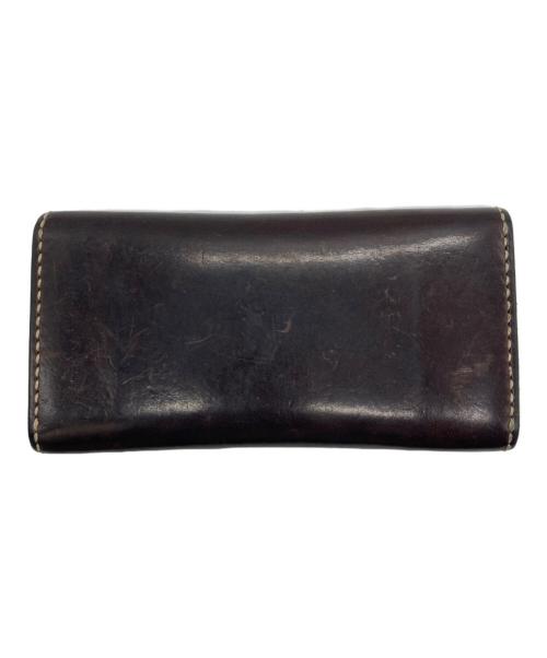 LUCKY JOHN（ラッキージョン）LUCKY JOHN (ラッキージョン) コンチョデザイン レザーロングウォレット ブラウンの古着・服飾アイテム