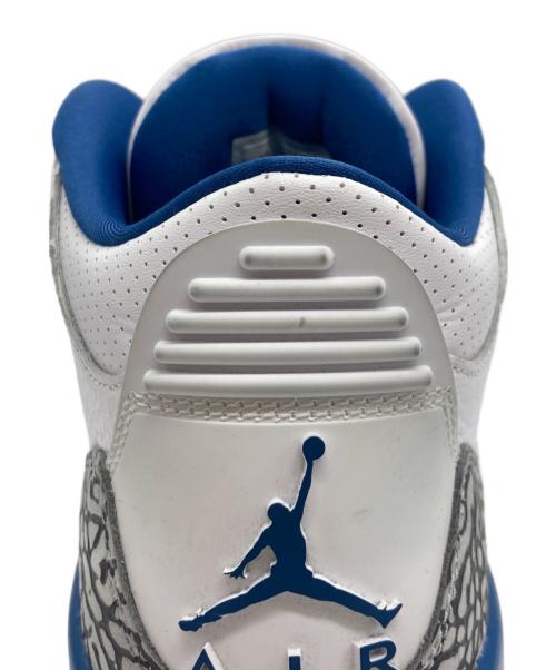 NIKE（ナイキ）NIKE (ナイキ) Air Jordan 3 Retro ホワイト×ブルー サイズ:26cmの古着・服飾アイテム