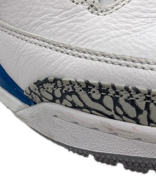 NIKE（ナイキ）NIKE (ナイキ) Air Jordan 3 Retro ホワイト×ブルー サイズ:26cmの古着・服飾アイテム