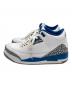 NIKE (ナイキ) Air Jordan 3 Retro ホワイト×ブルー サイズ:26cm：11000円