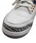 中古・古着 NIKE (ナイキ) Air Jordan 3 Retro ホワイト×ブルー サイズ:26cm：11000円
