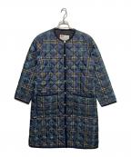 Traditional Weatherwear×nano・universeトラディショナルウェザーウェア×ナノ・ユニバース）の古着「別注ARKELYキルティングコート」｜ネイビー