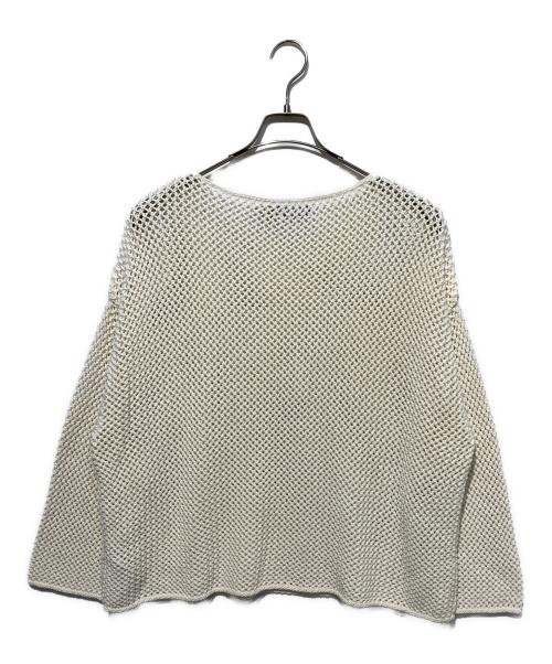 POLO RALPH LAUREN（ポロ・ラルフローレン）POLO RALPH LAUREN (ポロ・ラルフローレン) メッシュニット ホワイト サイズ:XXLの古着・服飾アイテム