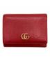 GUCCI（グッチ）の古着「3つ折り財布」｜レッド