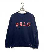 POLO RALPH LAURENポロ・ラルフローレン）の古着「クルーネックスウェット」｜ネイビー