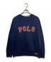 POLO RALPH LAUREN（ポロ・ラルフローレン）の古着「クルーネックスウェット」｜ネイビー