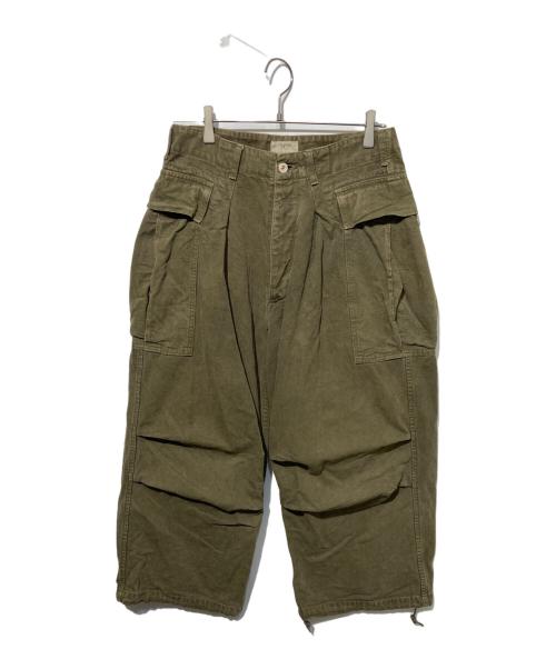 HERILL（ヘリル）HERILL (ヘリル) Duck Cargo Pants カーキ サイズ:1の古着・服飾アイテム