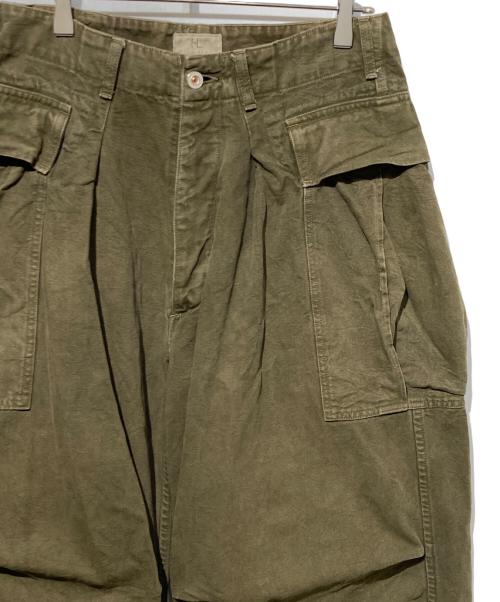 HERILL（ヘリル）HERILL (ヘリル) Duck Cargo Pants カーキ サイズ:1の古着・服飾アイテム