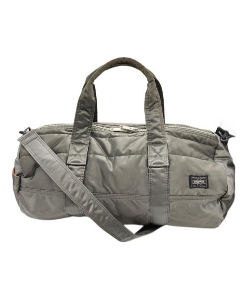 PORTER（ポーター）PORTER (ポーター) 2WAY BOSTON BAG(S) シルバーグレーの古着・服飾アイテム
