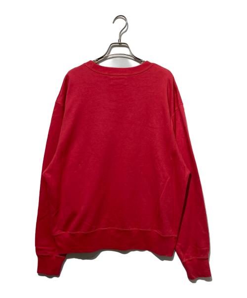 WCJ（ダブルシージェイ）WCJ (ダブルシージェイ) Disney (ディズニー) SWEAT TOP(ミッキー) レッド サイズ:Fの古着・服飾アイテム