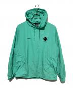 F.C.R.B.エフシーレアルブリストル）の古着「プルオーバーパーカー」｜グリーン