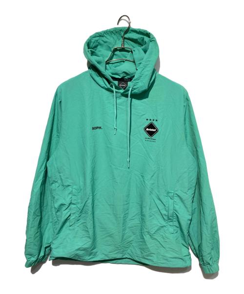 F.C.R.B.（エフシーレアルブリストル）F.C.R.B. (エフシーレアルブリストル) プルオーバーパーカー グリーン サイズ:Lの古着・服飾アイテム