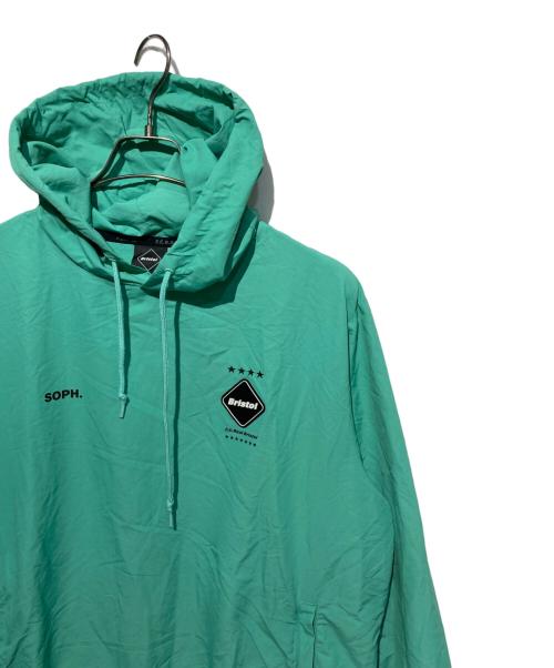 F.C.R.B.（エフシーレアルブリストル）F.C.R.B. (エフシーレアルブリストル) プルオーバーパーカー グリーン サイズ:Lの古着・服飾アイテム