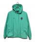 F.C.R.B.（エフシーレアルブリストル）の古着「プルオーバーパーカー」｜グリーン