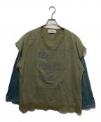 Azumaアズマ）の古着「LAYARD SWEAT SHIRT」｜オリーブ
