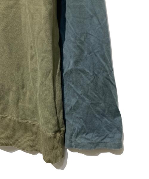 Azuma（アズマ）Azuma (アズマ) LAYARD SWEAT SHIRT オリーブの古着・服飾アイテム