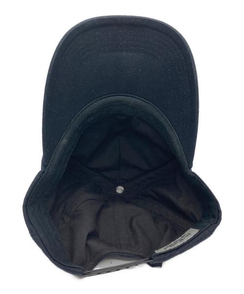 lucien pellat-finet（ルシアン・ペラフィネ）lucien pellat-finet (ルシアン・ペラフィネ) どくろ刺繍キャップ ブラック サイズ:フリー(56cm−58cm)の古着・服飾アイテム