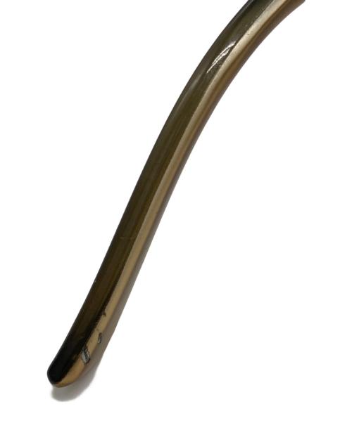 GUCCI（グッチ）GUCCI (グッチ) サングラス ゴールドカラー サイズ:59□17 110の古着・服飾アイテム