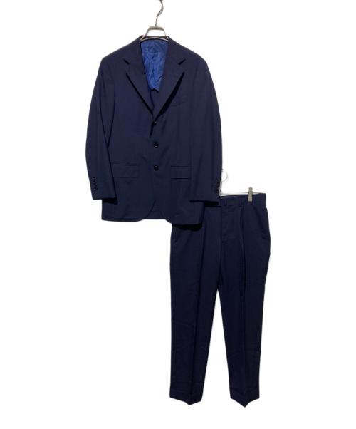 BEAMS F（ビームスエフ）BEAMS F (ビームスエフ) CANONICO ウール ソリッド スーツ ネイビー サイズ:44/8Rの古着・服飾アイテム