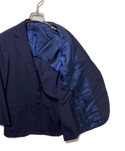 BEAMS F（ビームスエフ）BEAMS F (ビームスエフ) CANONICO ウール ソリッド スーツ ネイビー サイズ:44/8Rの古着・服飾アイテム