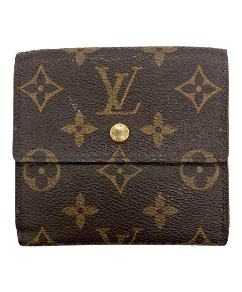 LOUIS VUITTON（ルイ ヴィトン）LOUIS VUITTON (ルイ ヴィトン) モノグラム ポルトモネ・ビエ カルトクレディ ブラウンの古着・服飾アイテム