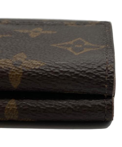 LOUIS VUITTON（ルイ ヴィトン）LOUIS VUITTON (ルイ ヴィトン) モノグラム ポルトモネ・ビエ カルトクレディ ブラウンの古着・服飾アイテム