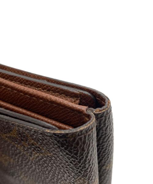LOUIS VUITTON（ルイ ヴィトン）LOUIS VUITTON (ルイ ヴィトン) モノグラム ポルトモネ・ビエ カルトクレディ ブラウンの古着・服飾アイテム