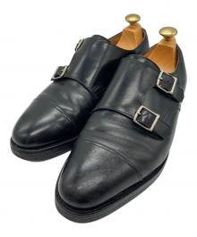 JOHN LOBB（ジョンロブ）の古着「WILLIAM ダブルモンクストラップシューズ」｜ブラック