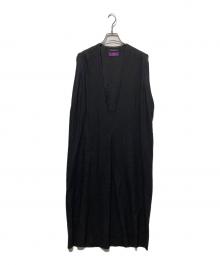 TAKESHI KOSAKA by Y's Pink Label.（タケシコウサカ バイ ワイズピンクレーベル）の古着「ノースリーブワンピース」｜ブラック