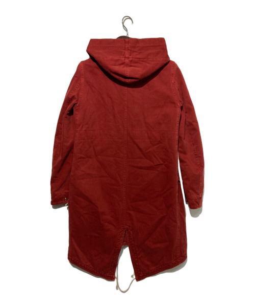 DRKSHDW（ダークシャドウ）DRKSHDW (ダークシャドウ) フィッシュテールパーカー レッド サイズ:Sの古着・服飾アイテム