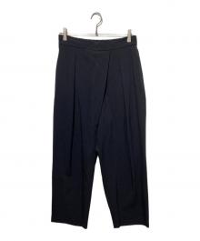 journal standard luxe（ジャーナルスタンダード ラックス）の古着「ストライプタックパンツ」｜ネイビー