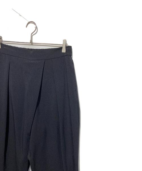 journal standard luxe（ジャーナルスタンダード ラックス）JOURNAL STANDARD LUXE (ジャーナルスタンダード ラックス) ストライプタックパンツ ネイビー サイズ:Mの古着・服飾アイテム