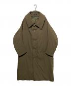 Y'sワイズ）の古着「24AW TYPEWRITER POLYESTER CAPE COAT」｜グリーン