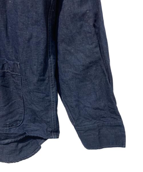 WORKERS（ワーカーズ）WORKERS (ワーカーズ) バンドカラーシャツ インディゴ サイズ:XLの古着・服飾アイテム