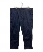 WORKERSワーカーズ）の古着「Indigo Herringbone Officer Trousers」｜インディゴ