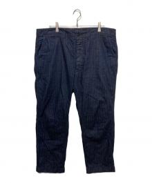 WORKERS（ワーカーズ）の古着「Indigo Herringbone Officer Trousers」｜インディゴ
