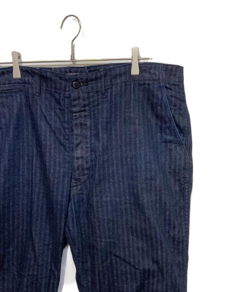 WORKERS（ワーカーズ）WORKERS (ワーカーズ) Indigo Herringbone Officer Trousers インディゴ サイズ:38の古着・服飾アイテム