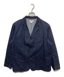 WORKERS（ワーカーズ）の古着「LOUNGE JACKET COTTON HERRINGBONE ジャケット」｜インディゴ