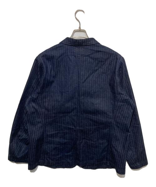 WORKERS（ワーカーズ）WORKERS (ワーカーズ) LOUNGE JACKET COTTON HERRINGBONE ジャケット インディゴ サイズ:42の古着・服飾アイテム