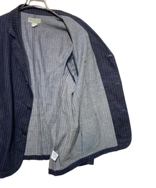 WORKERS（ワーカーズ）WORKERS (ワーカーズ) LOUNGE JACKET COTTON HERRINGBONE ジャケット インディゴ サイズ:42の古着・服飾アイテム