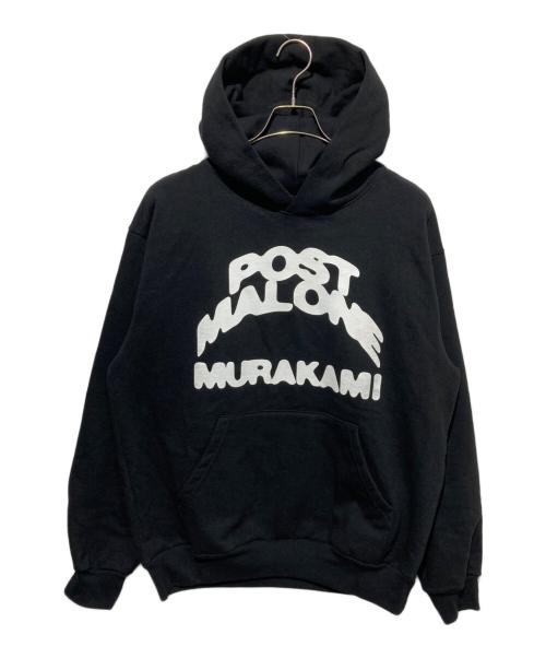 pos t malone（ポストマローン）pos t malone (ポストマローン) プルオーバーパーカー ブラック サイズ:Lの古着・服飾アイテム