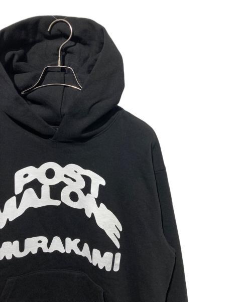 pos t malone（ポストマローン）pos t malone (ポストマローン) プルオーバーパーカー ブラック サイズ:Lの古着・服飾アイテム