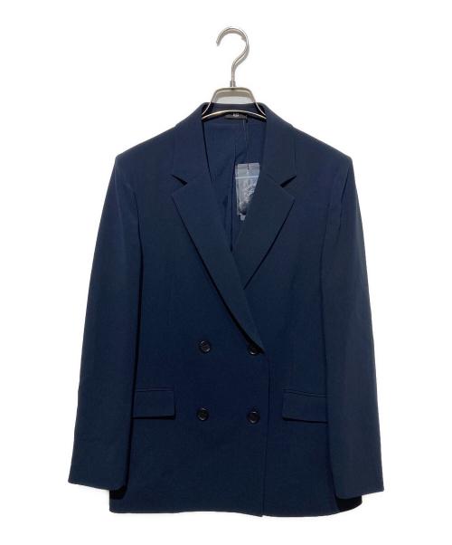 PLST（プラステ）PLST (プラステ) トリアセブレンドダブルジャケット ネイビー サイズ:XL 未使用品の古着・服飾アイテム