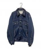 sacaiサカイ）の古着「DENIM X NYLON TWILL BLOUSON ドッキングデニムジャケット」｜インディゴ