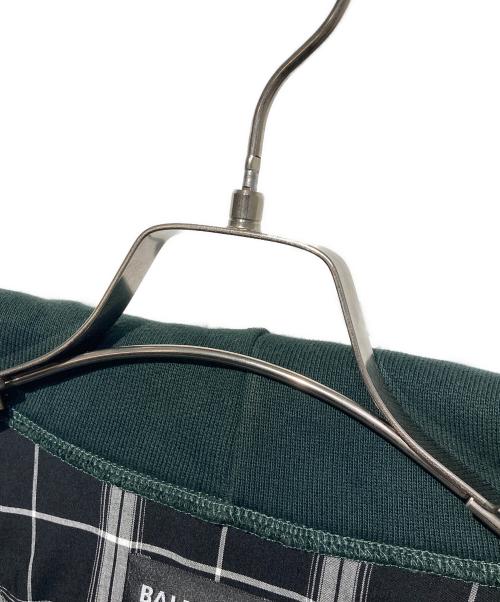 BALENCIAGA（バレンシアガ）BALENCIAGA (バレンシアガ) twinset Hoodie ツインセットフーディー ブラック×ブルー サイズ:39の古着・服飾アイテム