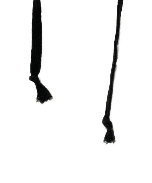 RICK OWENS（リックオウエンス）RICK OWENS (リックオウエンス) レースアップカーフレザーベスト ブラック サイズ:52の古着・服飾アイテム