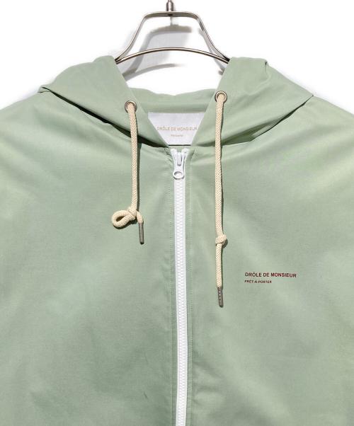 DROLE DE MONSIEUR（ドロール ド ムッシュ）DROLE DE MONSIEUR (ドロール ド ムッシュ) HOODED NFPM JACKET オリーブ サイズ:S/Mの古着・服飾アイテム
