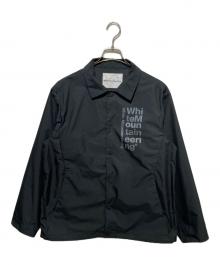 WHITE MOUNTAINEERING（ホワイトマウンテ二アニング）の古着「TWILL COACH JACKET」｜ブラック