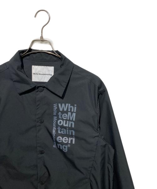 WHITE MOUNTAINEERING（ホワイトマウンテ二アニング）WHITE MOUNTAINEERING (ホワイトマウンテ二アニング) TWILL COACH JACKET ブラック サイズ:1の古着・服飾アイテム